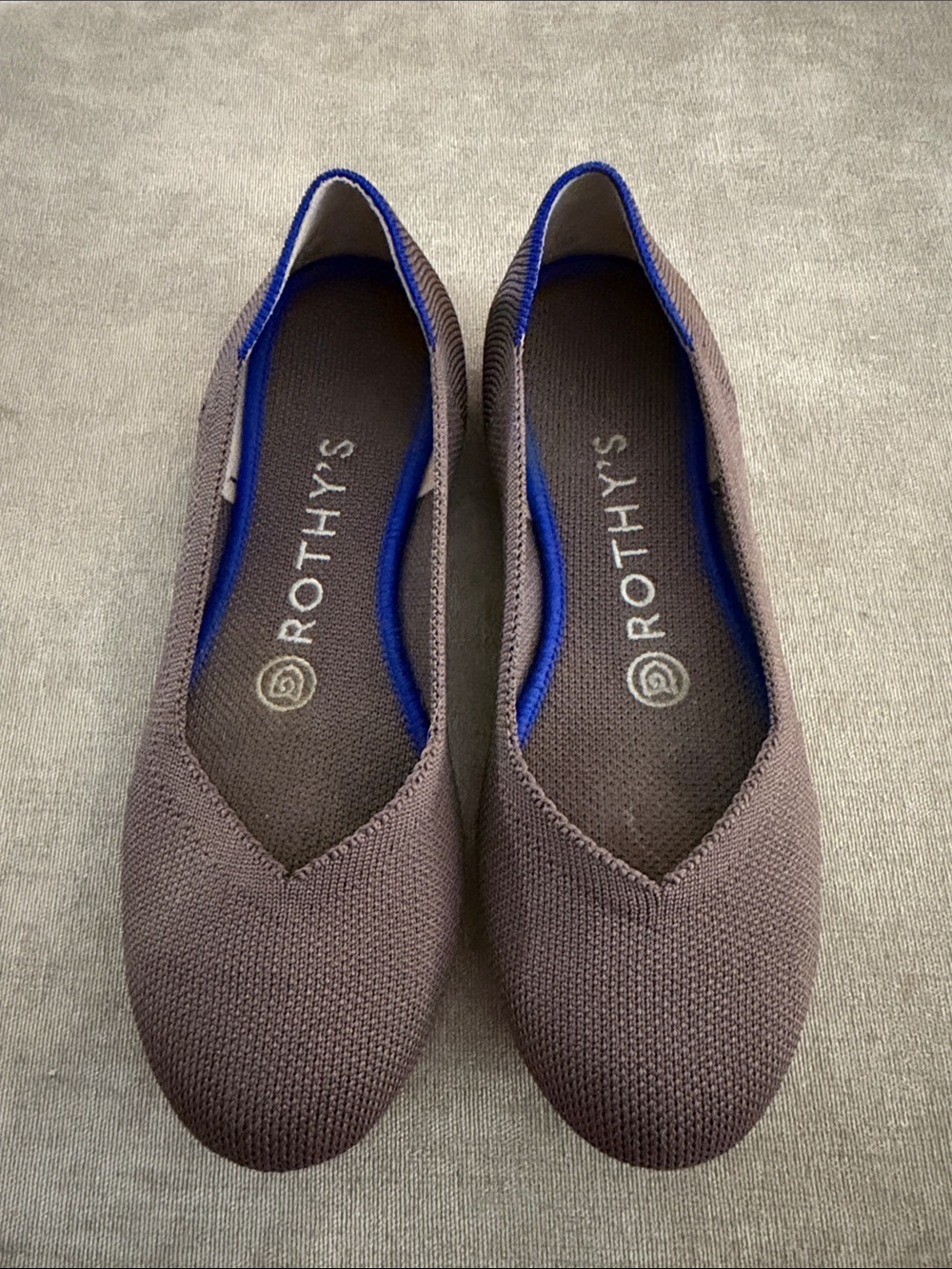 Rothy's Flats in Mink Grey